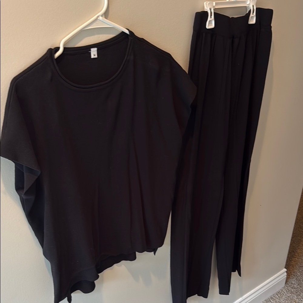 Elegant Black Women's Pants & Jumpsuit Set